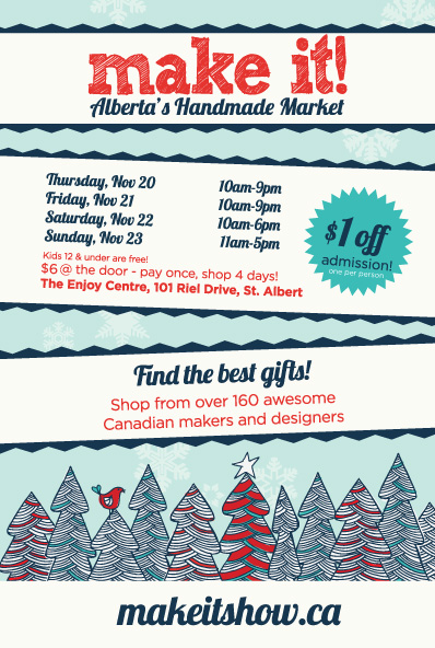 Make It Edmonton Flyer side 1 (winter 2014)